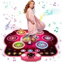 TWUFY Tanzmatte Kinder Spielzeug Geschenke für Mädchen Jungen Tanzmatte (faltbares Bewegungsspiel, 1 St., Bluetooth Tanzmatte mit 6 Leuchtpfeilen)