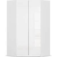 OTTO home Eckkleiderschrank Kleiderschrank Schrank Ankleidezimmer Schlafzimmer Garderobe AGORDO (in zwei Griff-Farben, Breite/Tiefe 117x117 cm, Höhen 210/229 cm) voll ausgestattet mit großzügigem Stauraum, 2 Höhen MADE IN GERMANY