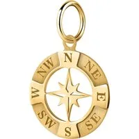 CHRIST Kettenanhänger CHRIST Herren-Anhänger 375er Gelbgold Windrose