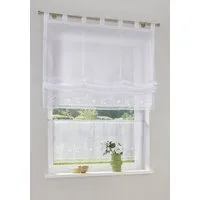 OTTO home Raffrollo Idaho, mit Schlaufen, Transparent, Voile, Polyester