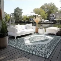 ELLE DECORATION Teppich Meekly Wendeteppich, rechteckig, Höhe: 5 mm, Flachgewebe, In-& Outdoor, Modern, beidseitig, Balkon, Wohnzimmer