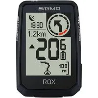 SIGMA Fahrradcomputer Sigma Sport ROX 2.0 Endurance GPS Fahrradcomputer schwarz - 2,0 Zoll D