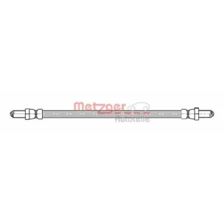 Metzger Bremsschlauch hinten Ford Capri