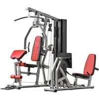 Sportstech Kraftstation HGX300, 50+ Übungen, Beinpresse, 16 Gewichtsblöcke