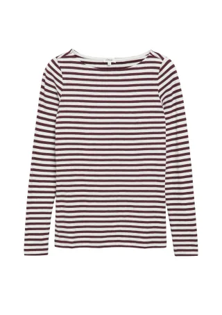 s.Oliver - T-Shirt rot/beige - Gr. - 36