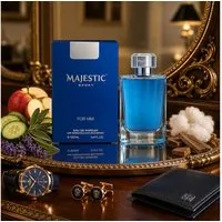 MAJESTIC LONDON Eau de Parfum Majestic Sport for Him Herrenduft Fruchtig, Moschusartig 100 ml, Hergestellt in England, Herrenduft