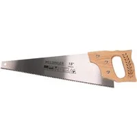 WELDINGER Handsäge Handsäge Fuchsschwanz 450 mm Holzgriff Zähne gehärtet Dreifachschliff