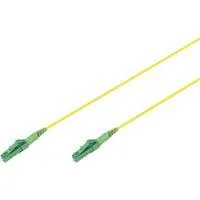 Glasfaser-Simplex-Patchkabel, Singlemode, LC/APC - LC/APC gelb, 10 Meter