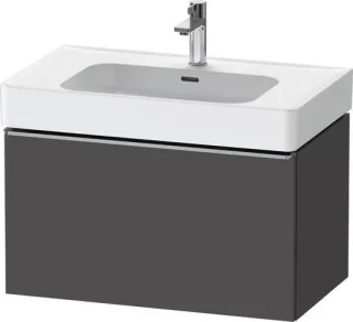 Duravit D-Neo Waschtischunterbau wandhängend Graphit Matt 784x452x440 mm - DE4277070490000 DE4277070490000