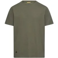camel active Rundhalsshirt Camel Active Übergrößen Stretch-T-Shirt oliv