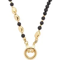 LEONARDO Charm-Kette Halskette Dorina Clip&Mix, mit Glasperle