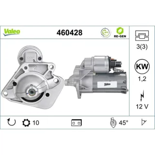 Valeo Starter 1,2 kW Dacia Renault 460428