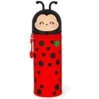 Legami Federmäppchen LEGAMI Federmäppchen und Stiftehalter 2-IN-1 Motiv LADYBUG Marienkäfer