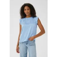 KAFFE Kurzarmbluse Kurzarm-Bluse KAariel