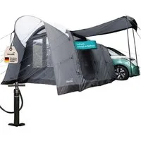 Skandika Vorzelt Vejers Air Protect, Eingenähter Zeltboden, 3 Hauptluftkanäle, Personen: 4 (Air-Rise-Technologie aufblasbares Gestänge, Tragetasche), Moskitonetz, freistehend, 2m Stehhöhe, wasserfest, 3000 mm Wassersäule