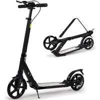 H.yeed Tretroller Kickscooter für Kinder ab 8–12 Jahren, mit Scheibenbremsen, Cityroller für Erwachsene mit Stoßdämpfung
