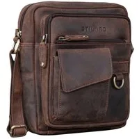 STILORD Schultertasche "Ryan" Crossbody Tasche Herren Leder zum Umhängen Vintage Ledertasche