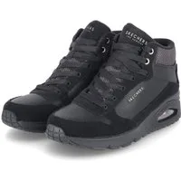 Skechers Skechers 177181 BBK Damen Leder und Synthetik black Schnürstiefel