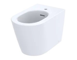TOTO RP Bidet, bodenstehend, Back-to-Wall mit Hahnloch und Überlauf, BW563Y#XW BW563Y#XW