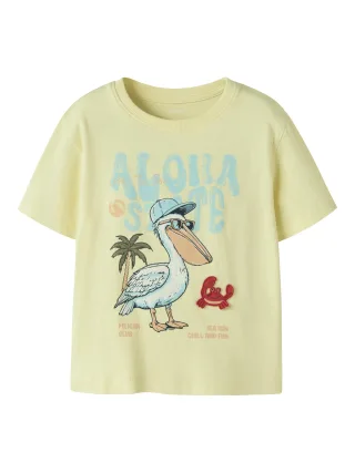 NAME IT - NMMFYMZ SS NREG TOP BOX Lemonade - Gr. - 98