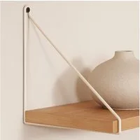 draadwerk® Wandregalhalter 2er Set Regalträger Draht Metall, Für 20-25cm Wandregale Halterung, 2-tlg.