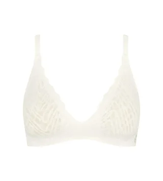 sloggi - sloggi ZERO Feel Bliss THE UP P Bra silk white - Gr. - XL