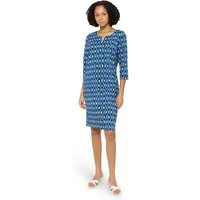 Cartoon Druckkleid Damen mit Muster