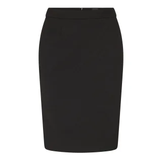 Boss - "Vilea" Bleistiftrock für Damen, Jersey, Leger (Schwarz)