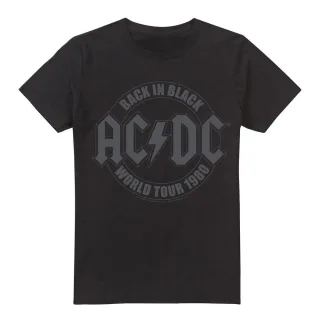 AC/DC - "Tour" T-Shirt für Herren (Schwarz)