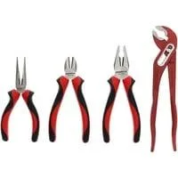 red Zangensatz R22150018, im 1/3 CT-Modul, Zangen-Set rot/schwarz, 4-teilig