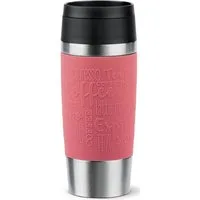 Emsa Thermobecher Travel Mug Classic, mit 360°-Trinköffnung, auslaufsicher, rutschfest, Edelstahl, Kunststoff, Silikon, 4h heiß, 8h kalt - 360 ml / 6h heiß, 12h kalt - 500 ml, 100% dicht