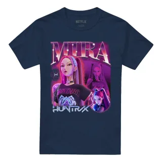 K-Pop Demon Hunters - "Mira" T-Shirt für Herren/Damen Unisex (Marine)