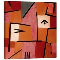 Posterlounge Wandbild Blick aus Rot, Paul Klee, erhältlich als Poster, Leinwandbild, Wandsticker oder Acrylglasbild