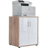 moebel-dich-auf Aktenschrank Druckerkommode TABOR (ideal für Drucker, 2-türig) 74 cm hoch, Ablagefläche: 54 x 50 cm