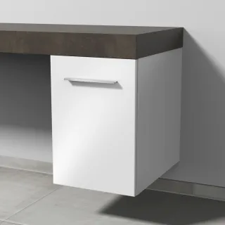 Sanipa Anbau-/Solitärschrank Anschlag rechts 2morrow (G2390R) 510x350x520 Weiß-Glanz, G239078R G239078R