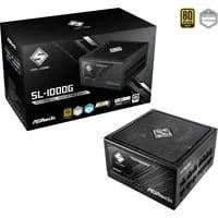 Steel Legend SL-1000G, PC-Netzteil schwarz, 1x 12-Pin High Power GPU, 3x PCIe, Kabelmanagement, 1000 Watt