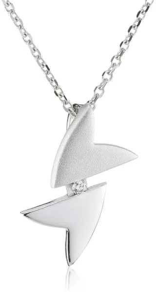 Orphelia Damen-Kette aus 925er Sterlingsilber mit Anhänger – Silber ZH-4639