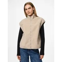 pieces Plüschweste PCSADIA TEDDY VEST NOOS BC Kunstfaser