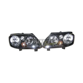 2x Scheinwerfer SCHWARZ für VW Touran / Caddy III 3 QUALITÄT vom ERSTAUSRÜSTER