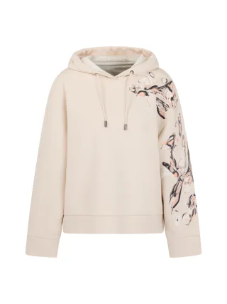 Marc Cain Sports - Oversize Kapuzen-Sweatshirt smoke - Gr. - 42