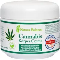Natura Balance Körpercreme 3 Dosen a 125ml Cannabis Körper Creme Alpenkräuter Salbe