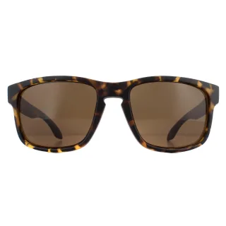Calvin Klein Rectangle Mens Matte Dark Tortoise Brown Sonnenbrille