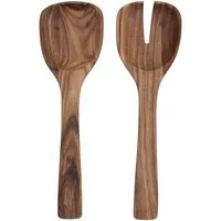 Villeroy & Boch Salatbesteck Artesano Original Salatbesteck, 2tlg. (Set, 2-tlg), Akazienholz, 2 Stck, Handwäsche empfohlen