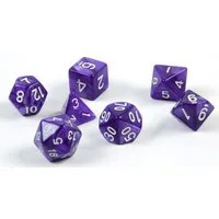 SHIBBY Spielesammlung 7 polyedrische DND Würfel für Rollen- und Tabletopspielemit Beutel
