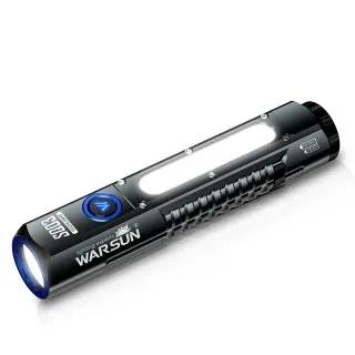 WARSUN Rechargeable Flashlight 1900 Lumens 5000 Mah Super Bright Magnet Flash Light Powerful Handheld LED Portable Water