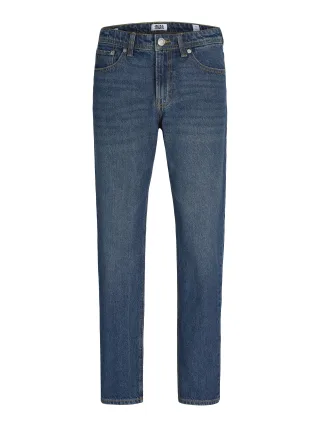 JACK&JONES - JJICHRIS JJCREW AT 163 SN JNR Blue Denim - Gr. - 152