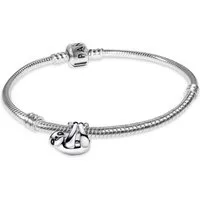 Pandora Charm-Armband Damen-SilberHängendes Faultier Geschenkset