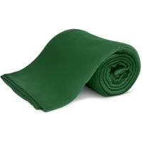 Wohndecke Polar-Fleece mit Antipilling, ca. 420g, 130x160 cm, KiGATEX, Ziersticheinfassung