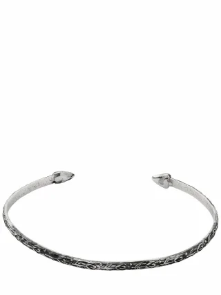Mey & Edlich Herren Pfeilpfad-Armreif Metallic 925er Sterling-Silber