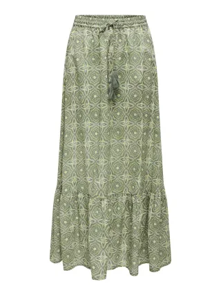 ONLY - ONLMILEY ANKLE SKIRT PTM hedge green - Gr. - L